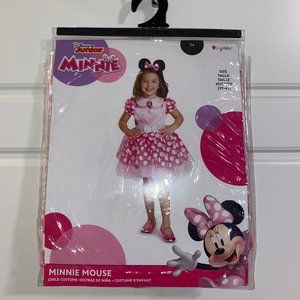 Girls' Classic Minnie Mouse Dress Costume, Unopened